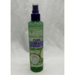 Garnier Fructis Curl Refresher Reviving Water Spray 8.5 Fl‎ Oz New